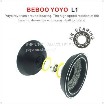 BEBOO YOYO L1 Black Metal Yoyo Professional Yoyo for Alloy Aluminum photo-2