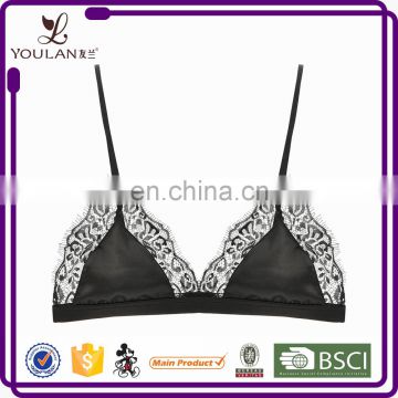 Lingerie Sexy Hot Desi Girls In Bra Crochet Lace High-neck Bralette Bralette Lingerie Sexy