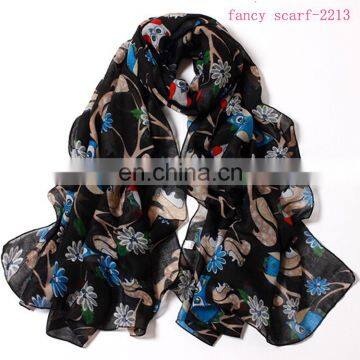 Unique Design Factory Outlet Cotton Stripe Scarf
