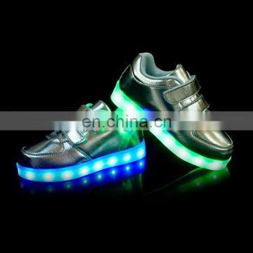 Factory Wholesale Led USB Charge Shoes Children Kids Casual Shoes Led Sneakers for Boys Girls photo-6