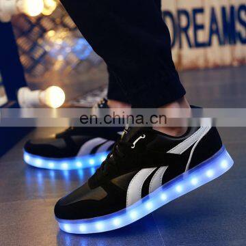 Wholesale Latest Fashion Night Club Shoes for Men Rechargeable Light Up LED Shoes Sneakers photo-5