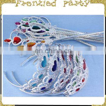 Hot cheap 2piece plastic fairy wand and crown FGHD-0143