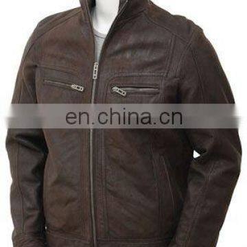 Nubek Leather Jacket for Men/ Fashion Leather Jacket