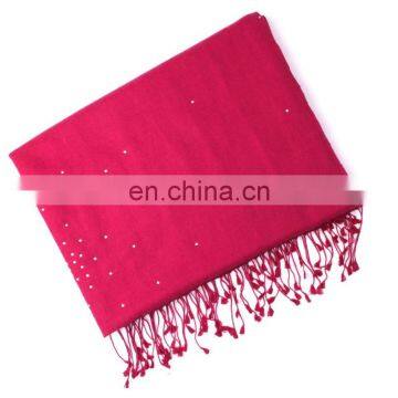 Silk Pashmina Wool Shawls With Crystal 2016 photo-2