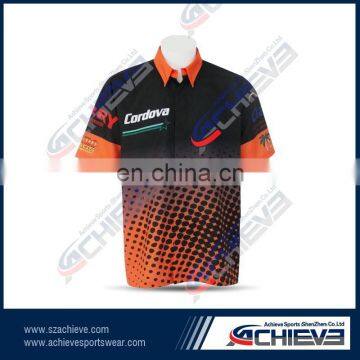 colorful custom personal pit shirts for team