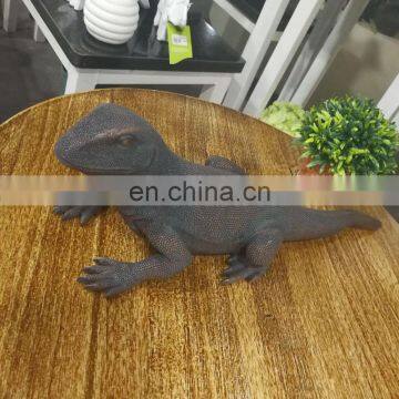 Lifelike Garden Yard Decoration Animal Statue Lizard Sculpture