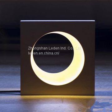 Moon Shaped Design LED table light table lamp