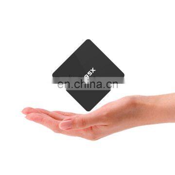 high quality black small wifi 2.4G quad core HD 4k Android 6.0 Smart TV Box