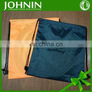 design nylon fabric custom logo printing wholesale drawstring bag