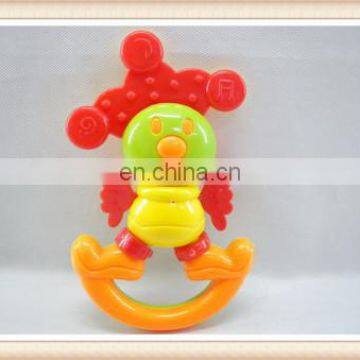 plastic funny clown baby rattle squeaky toy