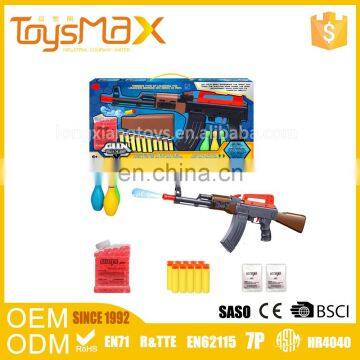 Hottest Children's Summer Toys Safe Water and Soft Bullet Plastic Air Powered Launcher Water Gun With Bowling Ball for Shooting photo-4