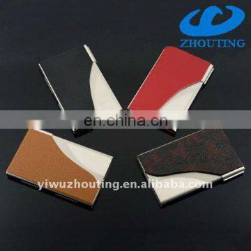 sidelong buisness card holder