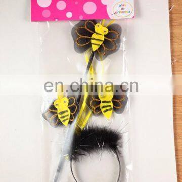 Bee pattern children halloween hair accessories headpiece for party favor