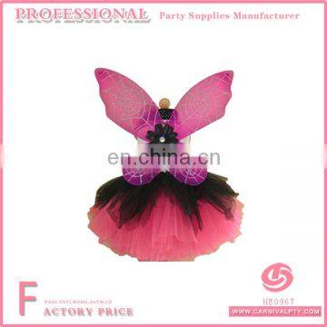 Gothic Hot Pink Spider Fairy Tutu Set
