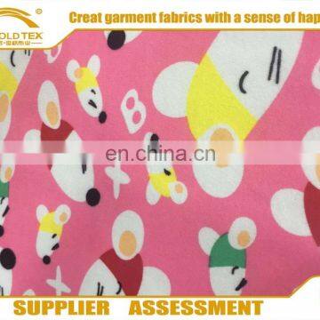 Wholesale Super Soft High Quality Velvet Fabric Best Selling Composite Cartoon Printing Fabric