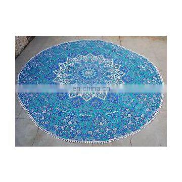Indian Round Mandala Tapestry Beach Throw Towel Yoga Mat Boho Decor Table Cloth