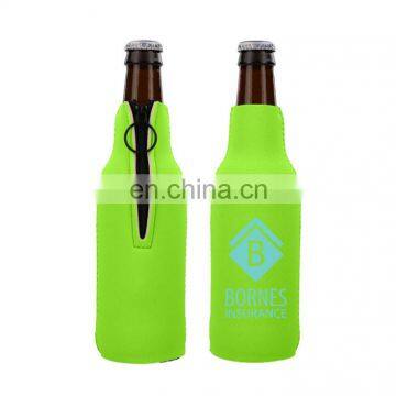 Multifunctional Neoprene Beer Bottle Cooler Holder With Bottle Opener Inside photo-2