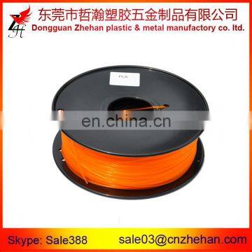 Fluorescent ORANGE ABS filament 3d filament for japan grade A