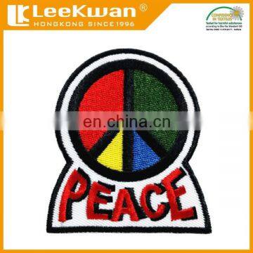 Iron on Hippie Peace Fingers Clothing Patches, Iron Peace Clothing Patches, Clothing Patches photo-3