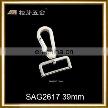 custom zinc alloy Material snap hook with eye and screw