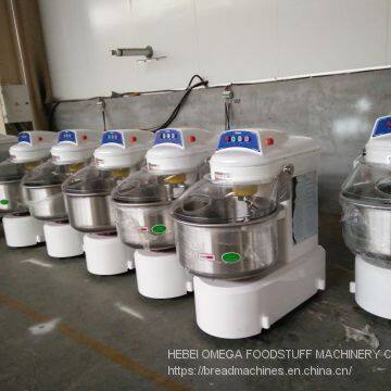 Double speed 200kg spiral dough kneading mixer machine for sale