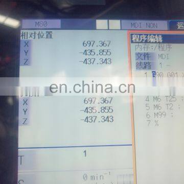 Вертикальный ЧПУ-центр высокого качества с контроллером системы Mitsubishi photo-6