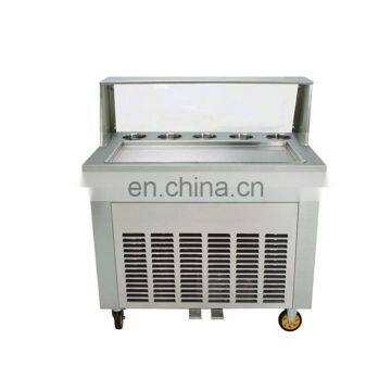 Single Pan Double Pan and Refrigeration Buckets Fruit,milk Fried Ice Cream Machine| Fry Ice Cream Machine photo-3