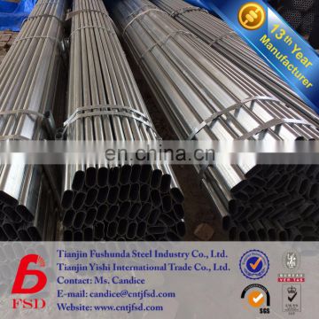 china supplier for oval shaped steel pipe galvanized pipe class c