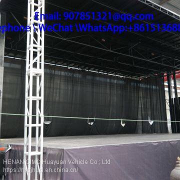12 m Large Box Trailer Led Mobile Stage Sales photo-2