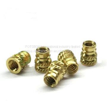 ISC-M3/M4/M5/M6 Brass Insert Nut Knukles Nuts Insertos Knurling Copper Rivnut Threaded Rivet Ecrou Cejilla Inserti PEM Standard photo-4