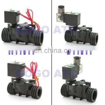 2 Way Plastic Solenoid Valve NBR/EPDM/FKM 1/2" 3/4 1 Inch Orifice 15/20/25mm Normal Close PP-15/20/25 Water Valve 10bar 220V photo-3