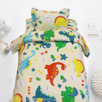 Dinosaur Mickey Peppa pig bedding set for kids