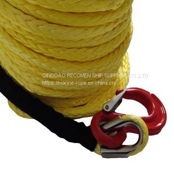 Recomen High Strength 30kn Capacity Electric Rope Winch Rope Hand Winch Wite Rope Winch