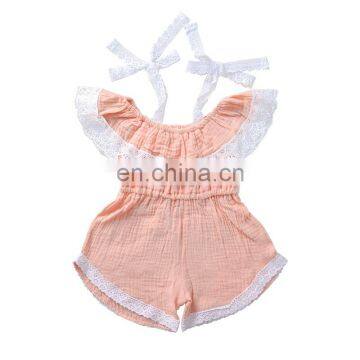 Baby Lace Bodysuit Cotton Romper Short Jumpsuit