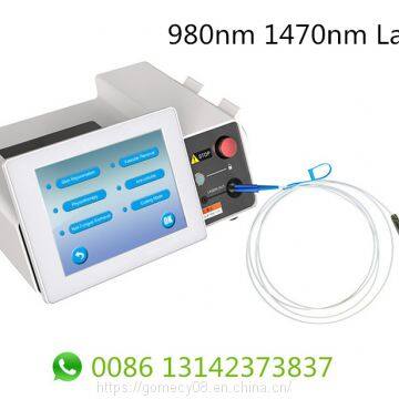 Clinic use diode laser device 980nm 1470nm combined two wavelength physical therapy vascular removal nail fungus removal