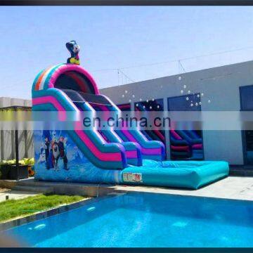 2020 Popular Movable Blew up Pool Slide Facilities for Sale photo-2