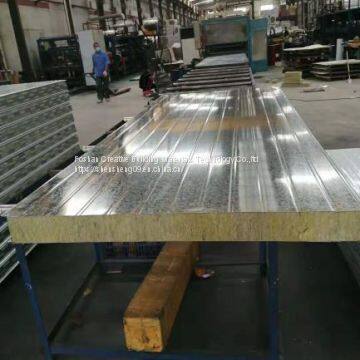 Decorative Fire-proof  Glass Wool Sandwich Panels,50mm/75mm Cold Room Panels