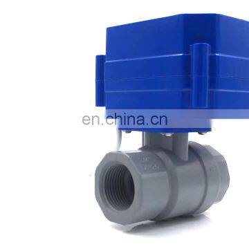 CWX-15 2 way mini electric flow control ball valve motorized ball valve motor operated controller