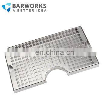 3" Countertop Drip Tray W/cut Out for Bar Accessories photo-3