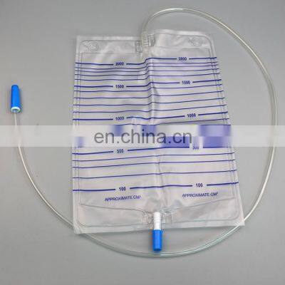 2000ml Adult Medical Disposable Urine Drainage Collection Bag photo-4