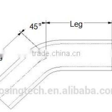 Large Diameter Flexible High Temperature Automotive 45 Degree Elbow Silicone Hose photo-6