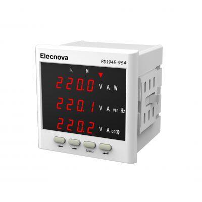 Elecnova PD194E-9S4 96*96mm digital display multifunction three phase power meter rs485 modbus