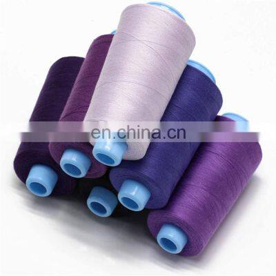 3000yds 40/2 100% spun  polyester sewing thread set with high quality and reasonable price