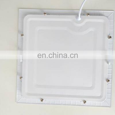 Square Led Flat Panels Wall Recessed Ceiling Light Wholesale Price No Flickering 3w 4w 6w 9w 12w 18w 24w