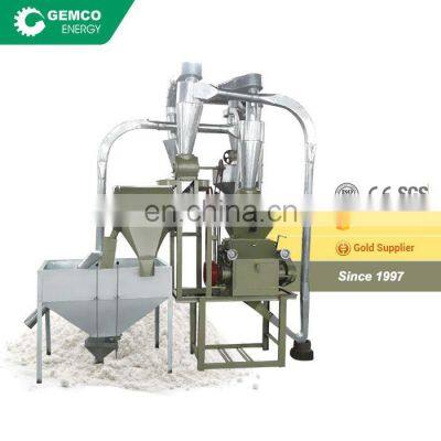 Electric powered process corn flour milling machine