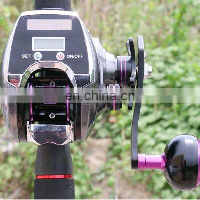 Солнечное заряжение, электронный подсчет и дисплей, бейткастерный катушка 6+1BB с передаточным отношением 8.0:1 и усилием торможения 10 кг photo-5