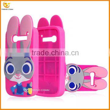 Express 3d Rabbit Silicone Cellular Case for Alcatel C5 photo-5