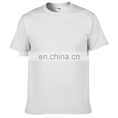 Wholesale China Customized Classic, Round Neck Short Sleeve Blank White Plain Custom Printing T shirts/