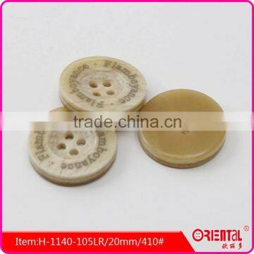 High End 4 Holes Plastic Imitation Wooden Button for Sasual Suit photo-3