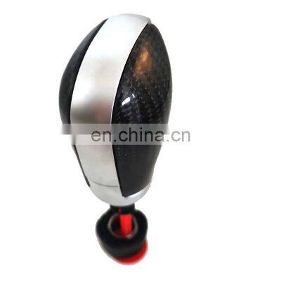 Real carbon fiber Automatic Car Shift Lever Knob Gear Shift Knob Lever Shifter For VW Passat CC Jetta Golf 6 GTI MK6